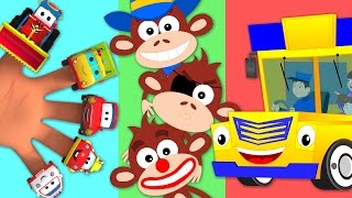 finger family | five little monkeys | wheels on the bus | kids playlist