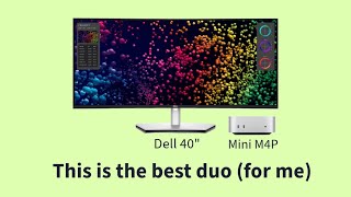 I chose Dell Ultrasharp U4025QW over Apple Pro Display #dell #macmini #ps5