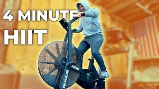 BEST Rogue Echo Bike Workout For Maximum Fat Loss | 4 MINUTE HIIT WORKOUT