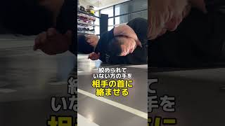 ギロチンチョークから助かる方法　#格闘技 #護身術