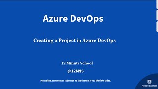 Azure DevOps - Creating a New Project