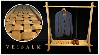 Making of wooden clothing rack