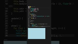 Let's Code Snake in JavaScript (Part 3): #p5js #javascript #codingtutorial