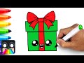 How To Draw Funny Christmas Present