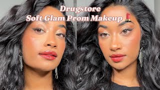 DRUGSTORE Soft Glam Prom/Event  Makeup (BROWN SKIN FRIENDLY)