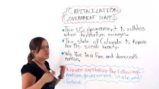 English Grammar: The Capitalization Of Government Terms And Words