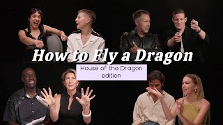 House of the Dragon cast about how to act with the dragons