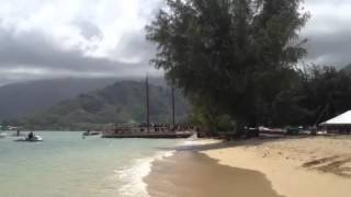 The Hokulea at Kualoa Park