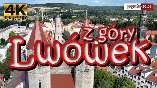 4K Lwówek Śląski, atrakcja Dolnego Śląska z powietrza #cityview #tourism #poland #drone #4k