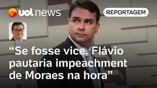 Flávio Bolsonaro tentou ser vice-presidente do Senado; quem deve assumir é Eduardo Gomes, diz Tales