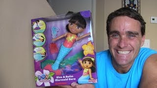 Pool Adventure w/ Mermaid Dora - Toy Review! || Dora The Explorer Toys || Konas2002