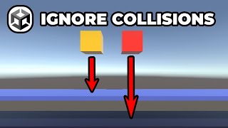 How to ignore collisions for some objects in UNITY