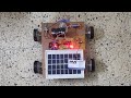 Solar based grass cutter using Bluetooth module with scalable pattern