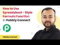 How to Use Spreadsheet-Style Formula Function in Pabbly Connect