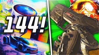 144 KILLS! OVERPOWERED MR6 PISTOL IS UNSTOPPABLE! MR6 NUCLEAR ON BLACK OPS 3!