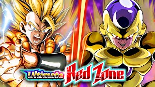 DOKKANFEST LR AGL SUPER GOGETA VS. GS GOLDEN FRIEZA SAGA! THE ULTIMATE RED ZONE! (Dokkan Battle)