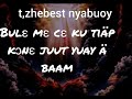 T ZHEBEST (me beeri ne)ft KIM G official lyric