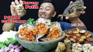 MANTAP INI BARU MAKAN JENGKOL GORENG SAMBAL PEDAS IKAN ETEM SAMBAL COBEK LALAPAN MENTAH