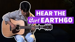 Hear The Cort Earth60 Acoustic Guitar