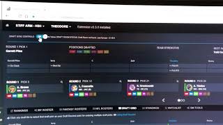Yahoo Live Draft Sync with Draft Analyzer