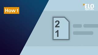 How to Edit Documents in ELO
