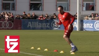 FC Bayern: Flügelflitzer Ribéry flitzt wieder und gibt Vollgas - Einzeltraining für den Franzosen