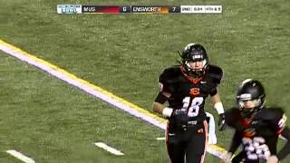 Jake Estes of Ensworth kicks a 25 yd FG, 10-6 Ensworth in 2012 Championship