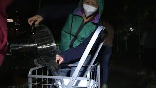 Angry residents without running water at NYCHA complex in Harlem