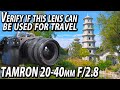 TAMRON 20-40mm F2.8. Go to Naha & verified whether it can be used on a trip. Result is...