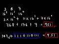 how to convert hexadecimal to binary