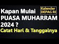 Kapan Puasa Muharram 2024 ? - Ust. Mahmud Asy-Syafrowi