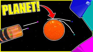 Making Marbles Orbit A Planet In Zero Gravity Marble Run - Marble World Gameplay