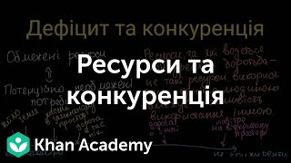 Обмеженість ресурсів та конкуренція  | Основні економічні концепції | Академія Хана