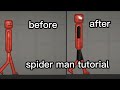 Tutorial on how to make spiderman in melon playground