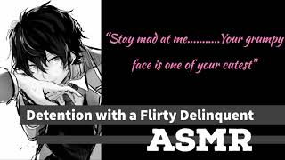 [ASMR] Detention with a Flirty Delinquent