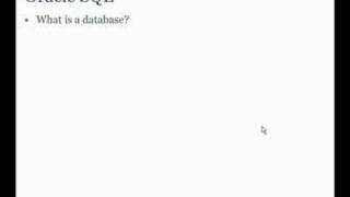 Oracle SQL - Introduction Part 1