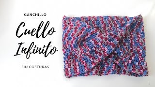 CUELLO INFINITO A CROCHET