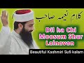 Sufi Kalam by Moulana Owais Qadri sahab || Dil ha chi Moosum Shur || Kalame Nayemi soub