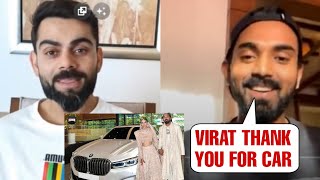 Virat Kohli gifts Rs 2.17 crore BMW car to KL Rahul and Athiya Shetty