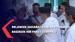 Relawan Sahabat Ganjar Bagikan 400 Paket Sembako