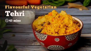 Tehri | Veg Tehri Recipe | Vegetable Rice | Quick Lunch Box Recipe | Cookd