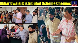 AIMIM Floor Leader Akbaruddin Owaisi Distributed Shaadi Mubarak Cheques At Darussalam | IND Today