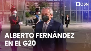 ALBERTO FERNÁNDEZ en la CUMBRE del G20