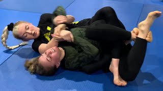 Women's NoGi Combat Jiu-jitsu Laurah Hallock Grappling Session