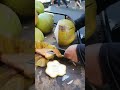 fantastic sliced ​​fresh orange coconut shorts streetfood viral coconut asmr