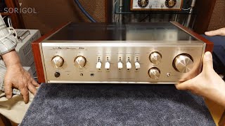 럭스만 프리앰프 (교류전극스위치) LUXMAN CL360 vacuum tube pre amplifier