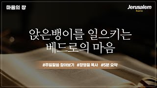 [마음의 창] 241회 - 앉은뱅이를 일으키는 베드로의 마음