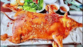 Delicious Spicy Roast Pork salt and pepper ជ្រូកកណ្តុរអាំងអំបិលម្ទេស🌶 ស្រួយៗ ជាតិណាស់