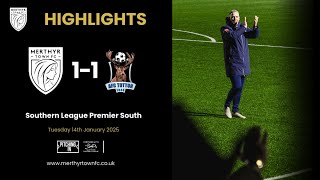 Merthyr Town 1-1 AFC Totton | Southern League Premier South 2024/25 | Highlights