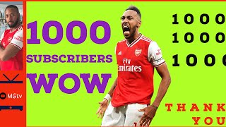 1000 subscribers landmark | MGTV | Appreciation message 🎉🎉🎊